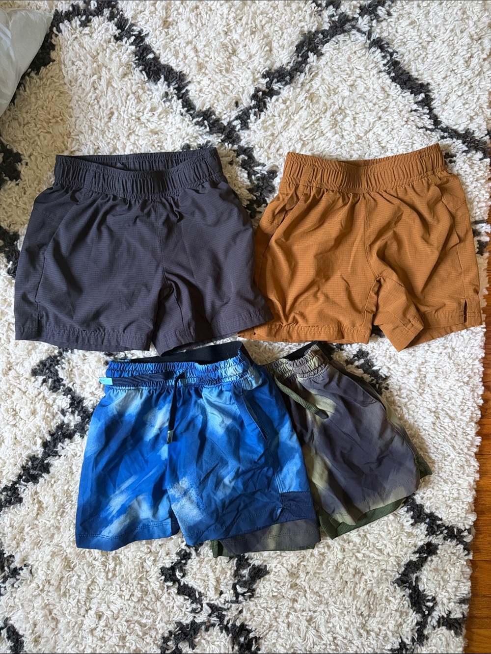 Men's Elastic-Waist Casual Shorts - Black, Brown, Blue, Camouflage